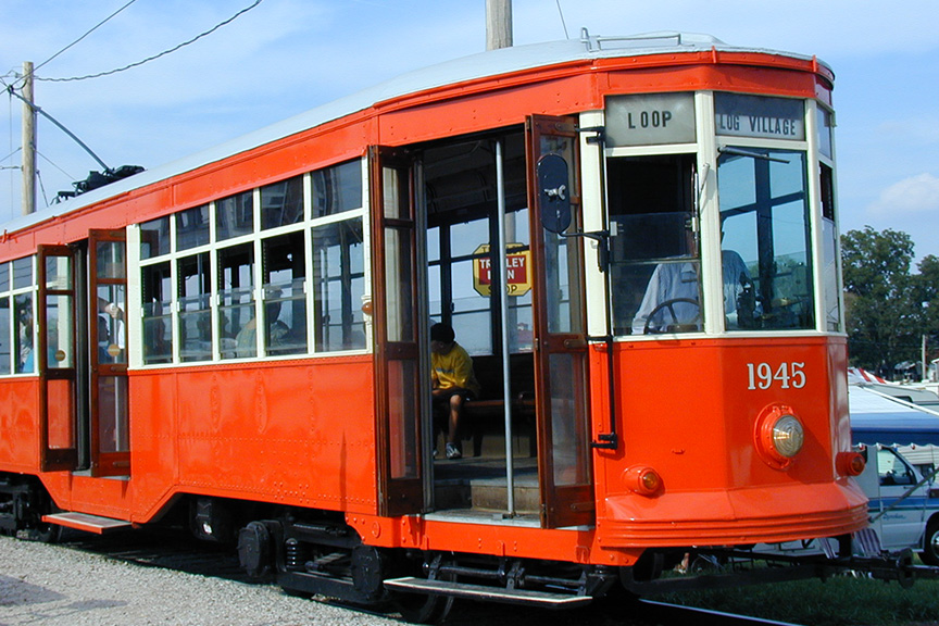 Reconditioned Peter Witt Trolley